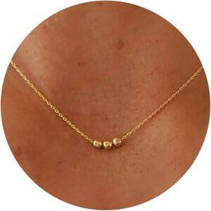 14K Gold Plated Dainty Pendant Butterfly Bead Boot Bee Baseball Flower Compass A